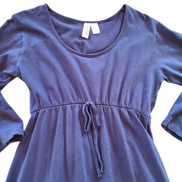 Blue Maternity Dress - Picture 3 of 4